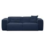 2-Sitzer Sofa HUDSON Webstoff Milan: Dunkelblau