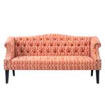 Sofa Julietta 3-Sitzer 204cm Baumwollstoff Orange