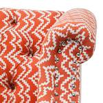 Sofa Julietta 3-Sitzer 204cm Baumwollstoff Orange