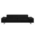 Sofa Kato (3-Sitzer) Webstoff Stoff Lotana: Schwarz