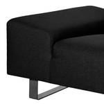 Sofa Kato (2,5-Sitzer) Webstoff Stoff Felia II: Schwarz