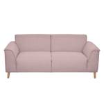 Sofa Kentani (2,5-Sitzer) Flachgewebe - Hellrosa