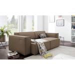 2-Sitzer Sofa KINX Webstoff - Webstoff Osta: Cappuccino - Sitztiefenverstellung