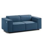 2-Sitzer Sofa KINX Webstoff - Webstoff Osta: Dunkelblau - Sitztiefenverstellung