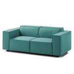 2-Sitzer Sofa KINX Webstoff - Webstoff Osta: Petrol - Keine Funktion