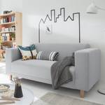 Sofa KiYDOO relax (2-Sitzer) Webstoff Silber