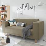 Sofa KiYDOO relax (2-Sitzer) Webstoff Taupe