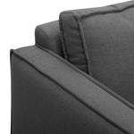 Sofa Klim (3-Sitzer) Webstoff Silbergrau