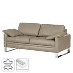 Sofa Laureto II (2-Sitzer) Echtleder Taupe