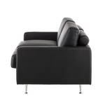 Sofa Laval (2-Sitzer) Kunstleder Schwarz