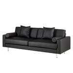 Sofa Laval (3-Sitzer) Kunstleder Schwarz