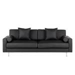 Sofa Laval (3-Sitzer) Kunstleder Schwarz