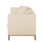 Sofa Lenja II (3-Sitzer) Webstoff Creme