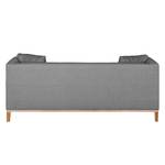 Sofa Lenja III (3-Sitzer) Webstoff Webstoff - Stoff Kasa: Grau