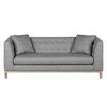 Sofa Lenja III (3-Sitzer) Webstoff Stoff Kasa: Grau