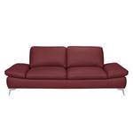 Sofa Levy (2,5-Sitzer) Echtleder Rot