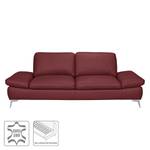 Sofa Levy (2,5-Sitzer) Echtleder Echtleder - Rot