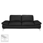 Sofa Levy (2,5-Sitzer) Kunstleder Kunstleder - Schwarz