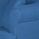 Sofa Lilou (2-Sitzer) Webstoff Meerblau