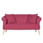 Sofa Lilou (2-Sitzer) Webstoff Weinrot