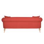 Sofa Lilou (3-Sitzer) Webstoff Rot