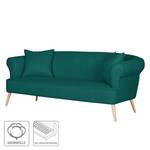 Sofa Lilou (3-Sitzer) Webstoff Türkisgrün