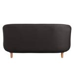 Sofa Little (2-Sitzer) Stoff - Schwarz