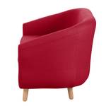 Sofa Little (2-Sitzer) Webstoff Rot - Rot