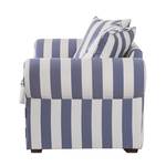 Sofa Colmar (2-Sitzer) Webstoff Blau gestreift - Blau