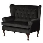 Sofa Lofthouse (2-Sitzer) Microfaser Schwarz