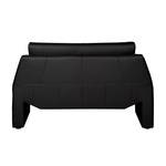 Sofa Longford (2-Sitzer) Echtleder Echtleder - Schwarz