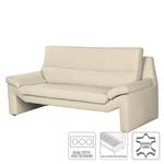 Sofa Longford (3-Sitzer) Echtleder Echtleder - Taupe