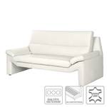 Sofa Longford (3-Sitzer) Echtleder Echtleder - Weiß