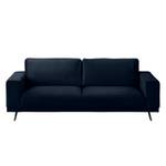 Sofa Lorcy (2,5-Sitzer) fluweel - Nachtblauw