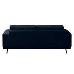 Sofa Lorcy (2-Sitzer) fluweel - Donkerblauw