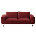 Sofa Lorcy (2-Sitzer) fluweel - Rood