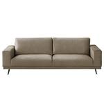 Sofa Lorcy (3-Sitzer) Samt - Latte Macchiato