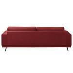 Sofa Lorcy (3-Sitzer) fluweel - Rood