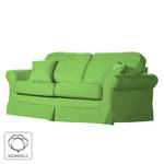 Sofa Louanne (3-Sitzer) Baumwollstoff Grün