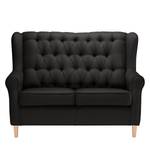 2-Sitzer Sofa Luro Webstoff Inas: Anthrazit