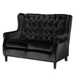 2-Sitzer Sofa Luro Samt Gala: Schwarz