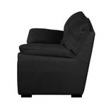 Sofa Luzzi (2-Sitzer) Echtleder Schwarz