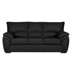 Sofa Luzzi (3-Sitzer) Echtleder Echtleder - Schwarz