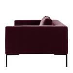 3-Sitzer Sofa MADISON Samt Shyla: Aubergine