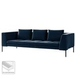 3-Sitzer Sofa MADISON Samt Shyla: Dunkelblau