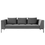 3-Sitzer Sofa MADISON Samt Shyla: Grau