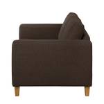 2-Sitzer Sofa MAISON Webstoff - Webstoff Inas: Braun