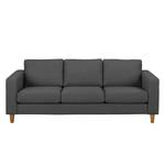 3-Sitzer Sofa MAISON Webstoff Inas: Dunkelgrau - Ohne Schlaffunktion