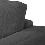3-Sitzer Sofa MAISON Webstoff Inas: Dunkelgrau - Ohne Schlaffunktion