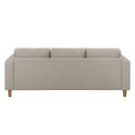 3-Sitzer Sofa MAISON Webstoff Inas: Cappuccino - Ohne Schlaffunktion